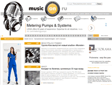 Tablet Screenshot of music-on.ru